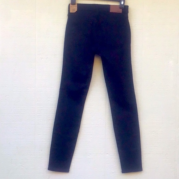 Madewell 8” skinny skinny black jeans 25 - Picture 3 of 16